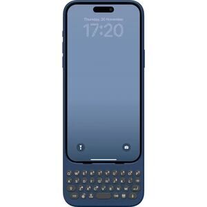 Clicks Keyboard Case for iPhone 15 Plus Premium Typing Experience - Royal Ink